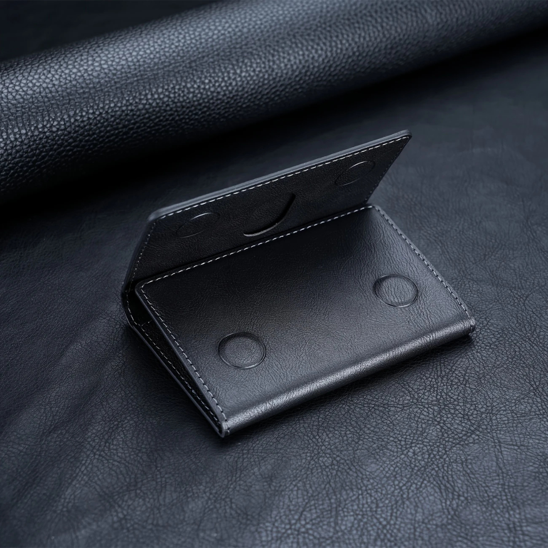 Tarjetero Magnético de Piel Sintética para Teléfono con Función de Bloqueo RFID
