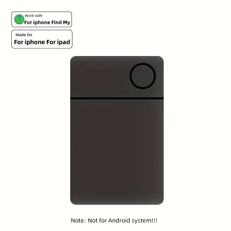 Tarjeta Rastreable AirTag Recargable FindMy Apple Localizador Android Google