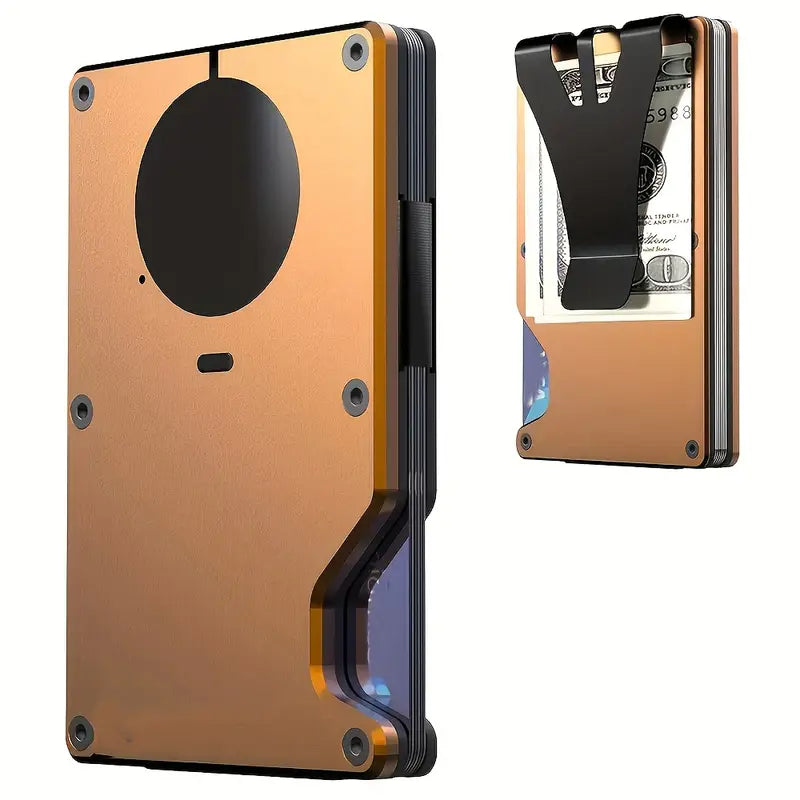 Tarjetero Metálico con AirTag Incorporado