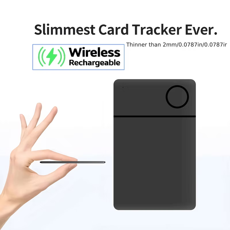 Tarjeta Rastreable AirTag Recargable FindMy Apple Localizador Android Google