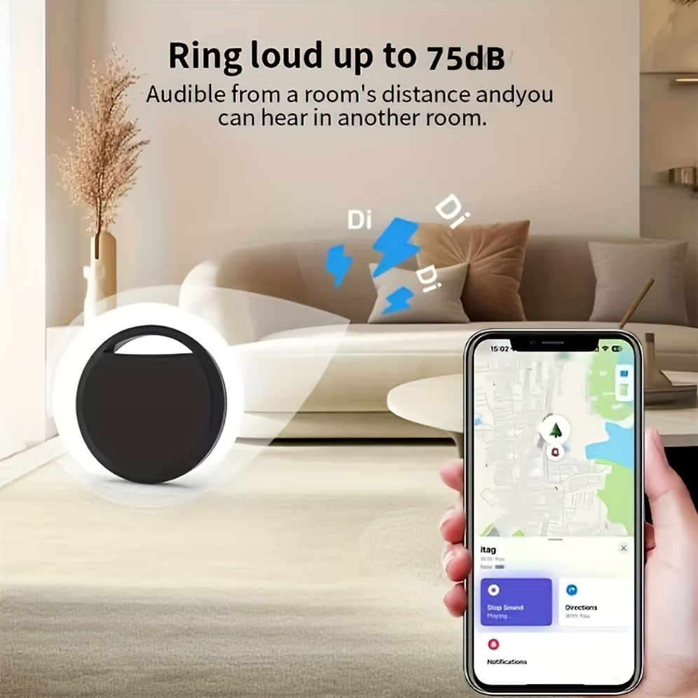 Mini Rastreador Inteligente Apple Find My | Localizador Bluetooth Antipérdida