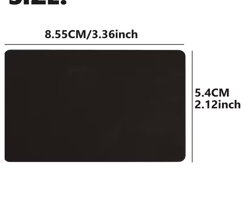Tarjeta NFC Negra NTAG215 | PVC Premium Programable y Reescribible